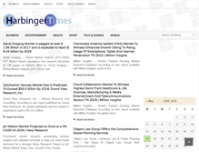 Tablet Screenshot of harbingertimes.com
